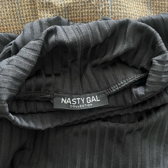 Black Turtleneck Dress - Picture 3 of 4